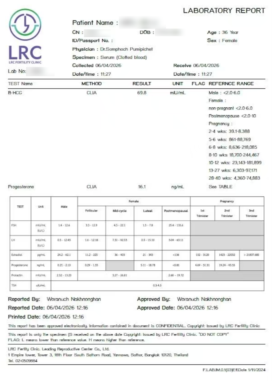 男方 69 岁重度弱精(活力仅 1%):DGC 精子优化 + ICSI,6 周见胎心