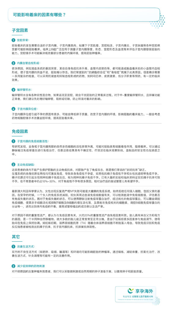 可能影响着床的因素有哪些？ 1